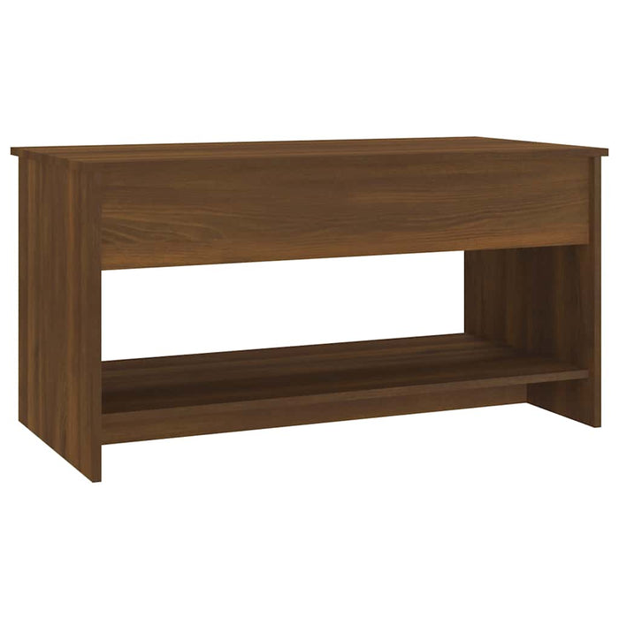 Măsuță de cafea, stejar maro, 102x50x52,5 cm, lemn prelucrat - WALTI WALTI