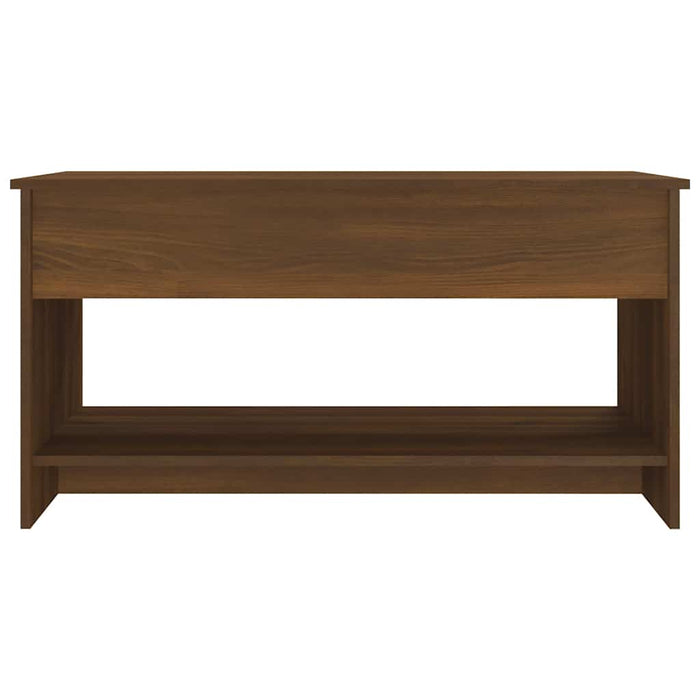 Măsuță de cafea, stejar maro, 102x50x52,5 cm, lemn prelucrat - WALTI WALTI