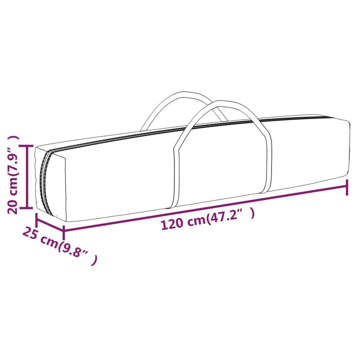Cort pliabil pentru petrecere, crem, 2x2 m - WALTI WALTI