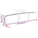 Cort pliabil pentru petrecere, crem, 2x2 m - WALTI WALTI