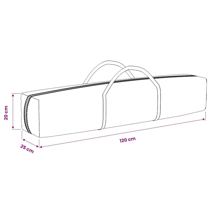 Cort pliabil pentru petrecere, pereți laterali, antracit, 2x2 m - WALTI WALTI