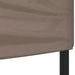 Cort pliabil pentru petrecere, gri taupe, 3x3 m - WALTI WALTI