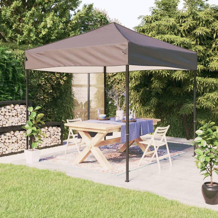 Cort pliabil pentru petrecere, gri taupe, 3x3 m - WALTI WALTI