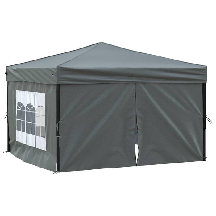 Cort pliabil pentru petrecere, pereți laterali, antracit, 3x3 m - WALTI WALTI