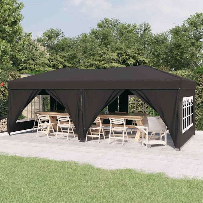 Cort pliabil pentru petrecere, pereți laterali, antracit, 3x6 m - WALTI WALTI