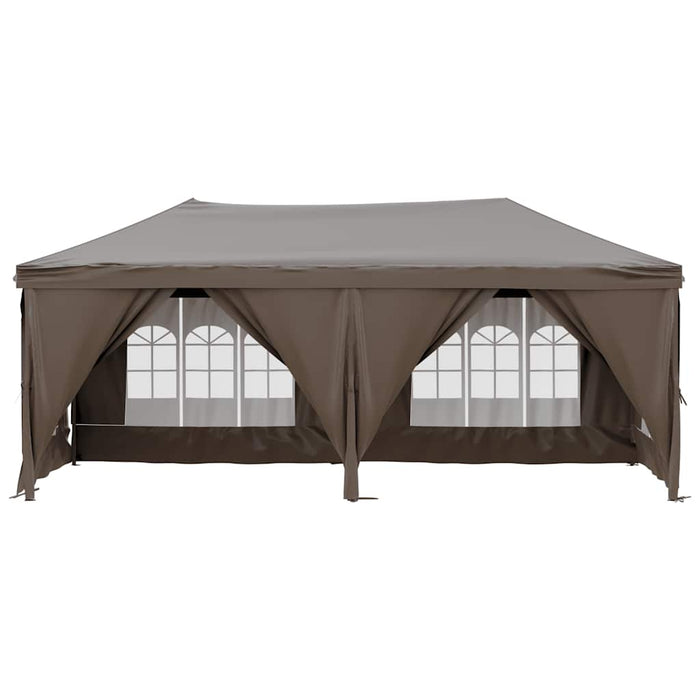 Cort pliabil pentru petrecere pereți laterali, gri taupe, 3x6 m - WALTI WALTI