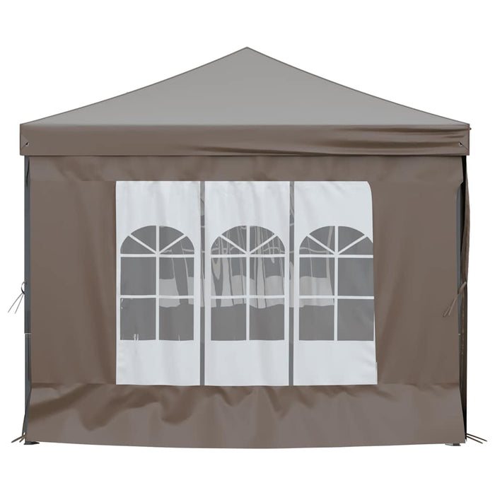 Cort pliabil pentru petrecere pereți laterali, gri taupe, 3x6 m - WALTI WALTI