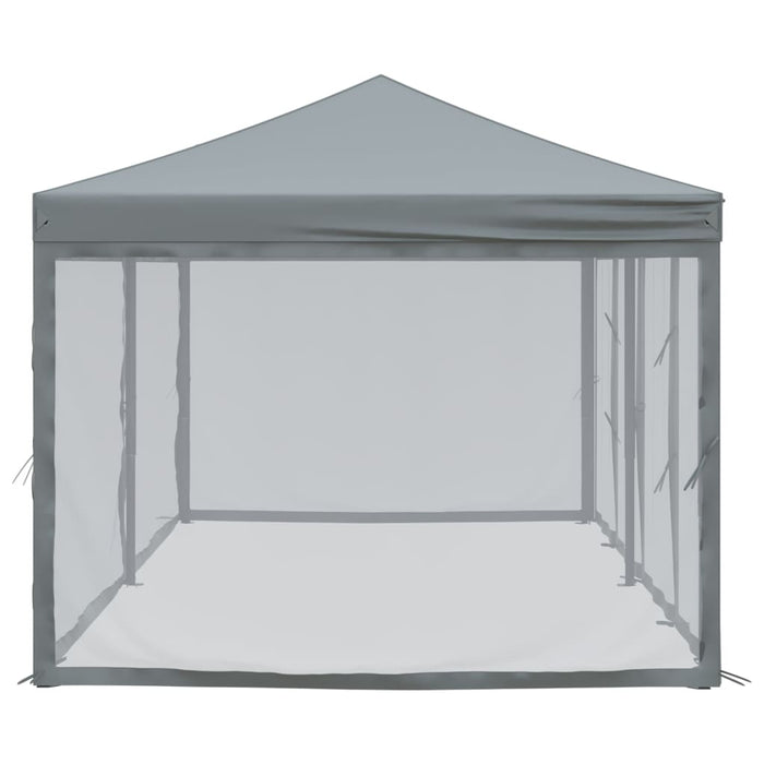 Cort pliabil pentru petrecere, pereți laterali, antracit, 3x6 m - WALTI WALTI