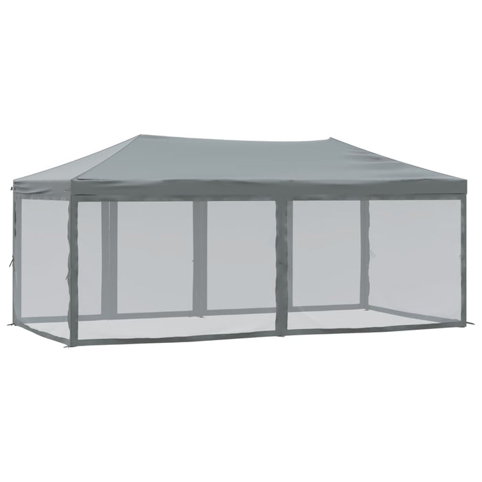 Cort pliabil pentru petrecere, pereți laterali, antracit, 3x6 m - WALTI WALTI