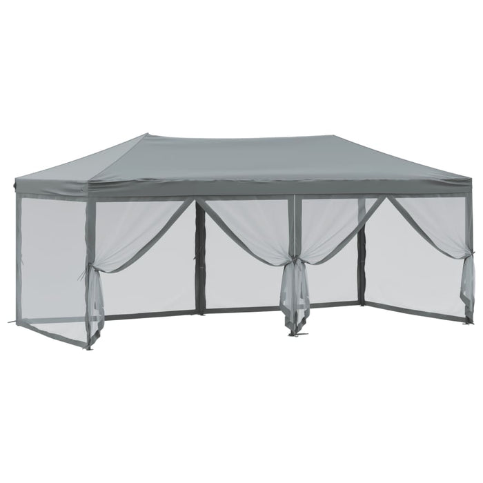 Cort pliabil pentru petrecere, pereți laterali, antracit, 3x6 m - WALTI WALTI