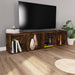 Bibliotecă/dulap TV stejar fumuriu 36x30x143 cm lemn prelucrat - WALTI WALTI
