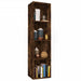 Bibliotecă/dulap TV stejar fumuriu 36x30x143 cm lemn prelucrat - WALTI WALTI