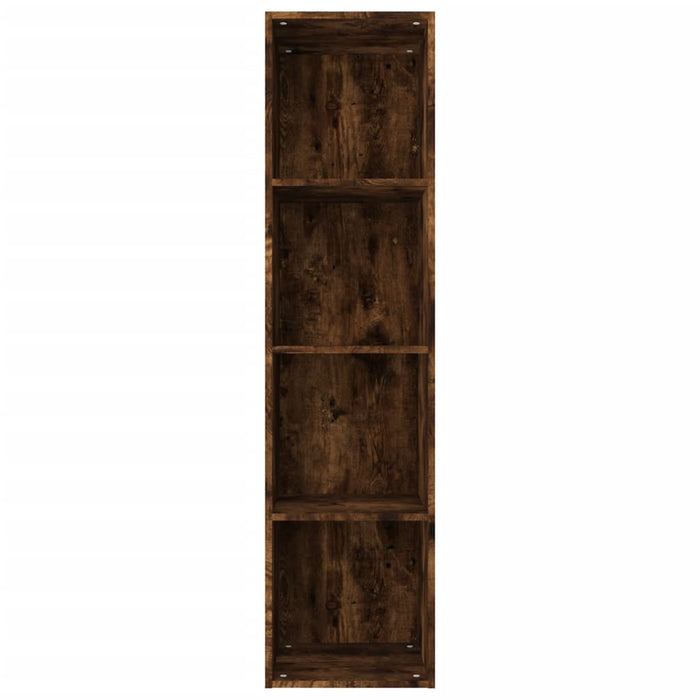 Bibliotecă/dulap TV stejar fumuriu 36x30x143 cm lemn prelucrat - WALTI WALTI