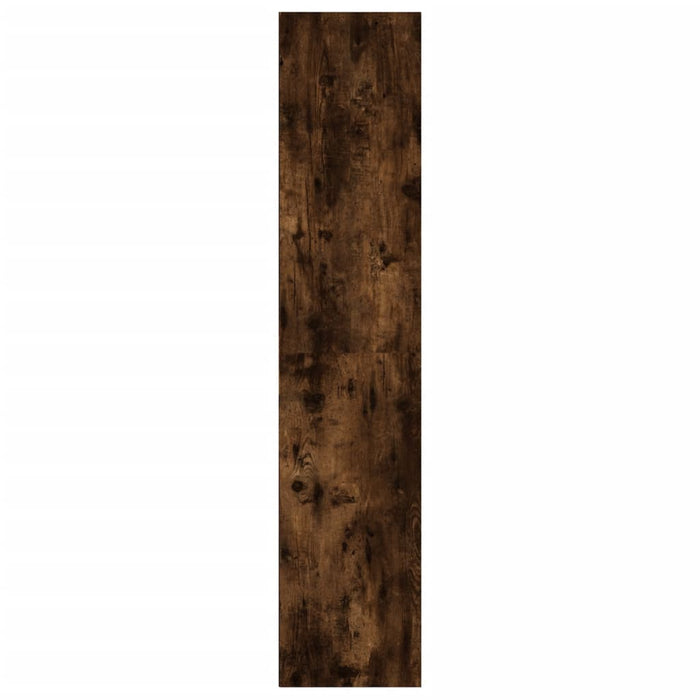 Bibliotecă/dulap TV stejar fumuriu 36x30x143 cm lemn prelucrat - WALTI WALTI