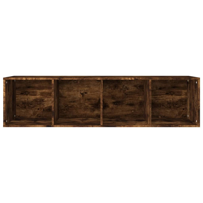 Bibliotecă/dulap TV stejar fumuriu 36x30x143 cm lemn prelucrat - WALTI WALTI