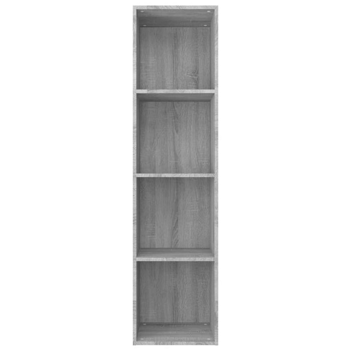 Bibliotecă/dulap TV, gri sonoma, 36x30x143 cm, lemn prelucrat - WALTI WALTI