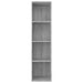 Bibliotecă/dulap TV, gri sonoma, 36x30x143 cm, lemn prelucrat - WALTI WALTI