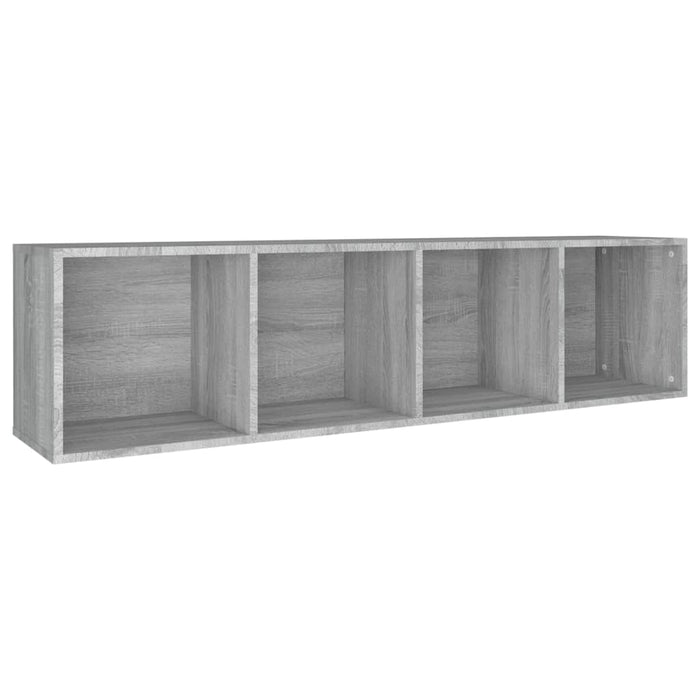 Bibliotecă/dulap TV, gri sonoma, 36x30x143 cm, lemn prelucrat - WALTI WALTI