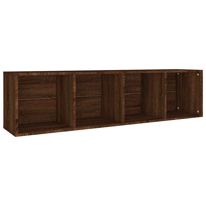 Bibliotecă/dulap TV, stejar maro, 36x30x143 cm, lemn prelucrat WALTI
