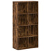 Bibliotecă/dulap, stejar fumuriu, 66x30x130 cm, lemn prelucrat - WALTI WALTI