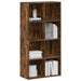 Bibliotecă/dulap, stejar fumuriu, 66x30x130 cm, lemn prelucrat - WALTI WALTI
