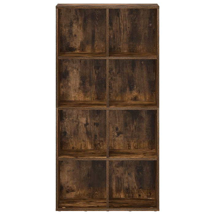 Bibliotecă/dulap, stejar fumuriu, 66x30x130 cm, lemn prelucrat - WALTI WALTI