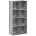 Bibliotecă/Servantă, gri sonoma, 66x30x130 cm, lemn prelucrat - WALTI WALTI