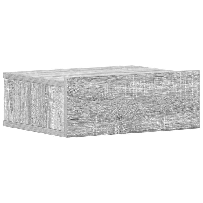 Noptiere plutitoare 2 buc gri sonoma 40x30x15 cm lemn prelucrat - WALTI WALTI