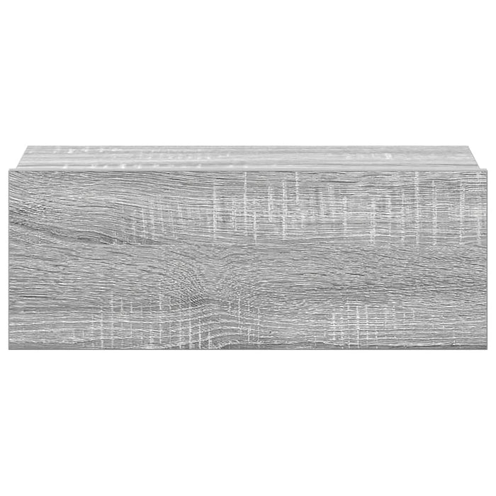 Noptiere plutitoare 2 buc gri sonoma 40x30x15 cm lemn prelucrat - WALTI WALTI