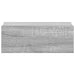 Noptiere plutitoare 2 buc gri sonoma 40x30x15 cm lemn prelucrat - WALTI WALTI