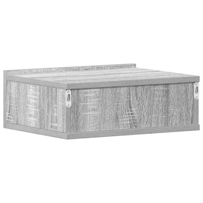Noptiere plutitoare 2 buc gri sonoma 40x30x15 cm lemn prelucrat - WALTI WALTI
