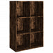 Bibliotecă/dulap, stejar fumuriu, 66x30x98 cm, lemn prelucrat - WALTI WALTI