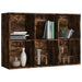 Bibliotecă/dulap, stejar fumuriu, 66x30x98 cm, lemn prelucrat - WALTI WALTI