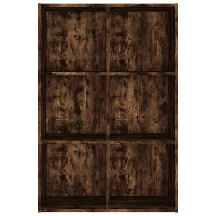 Bibliotecă/dulap, stejar fumuriu, 66x30x98 cm, lemn prelucrat - WALTI WALTI