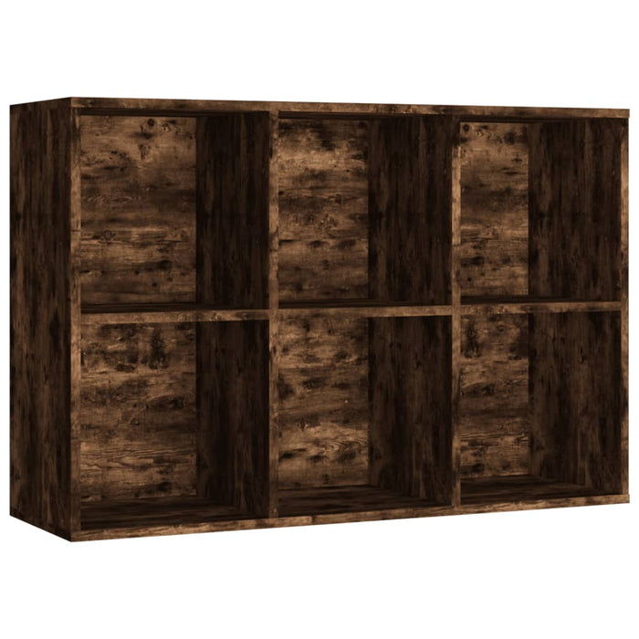 Bibliotecă/dulap, stejar fumuriu, 66x30x98 cm, lemn prelucrat - WALTI WALTI