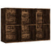 Bibliotecă/dulap, stejar fumuriu, 66x30x98 cm, lemn prelucrat - WALTI WALTI