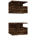 Noptiere plutitoare 2 buc. stejar fumuriu 40x31x27 cm lemn - WALTI WALTI