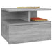 Noptiere plutitoare 2 buc. gri sonoma 40x31x27 cm lemn - WALTI WALTI