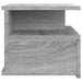 Noptiere plutitoare 2 buc. gri sonoma 40x31x27 cm lemn - WALTI WALTI