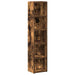 Dulap CD-uri 2 buc. stejar fumuriu 21x16x93,5 cm lemn prelucrat - WALTI WALTI