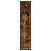 Dulap CD-uri 2 buc. stejar fumuriu 21x16x93,5 cm lemn prelucrat - WALTI WALTI