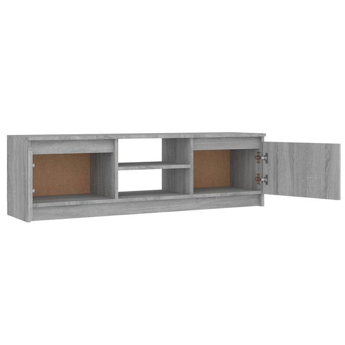 Comodă TV, sonoma gri, 120x30x35,5 cm, lemn prelucrat WALTI