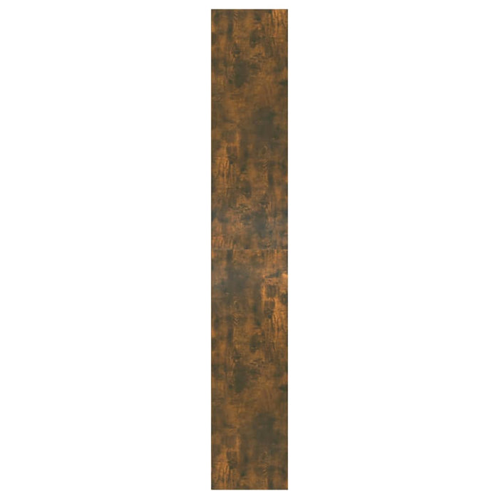 Bibliotecă 5 niveluri stejar fumuriu 80x30x189 cm lemn compozit WALTI