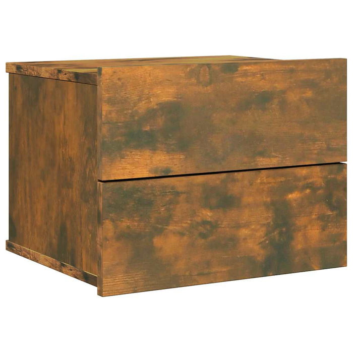 Noptiere, 2 buc., stejar fumuriu, 40x30x30 cm, lemn prelucrat - WALTI WALTI
