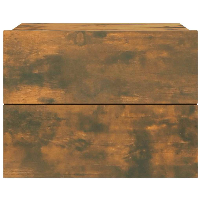 Noptiere, 2 buc., stejar fumuriu, 40x30x30 cm, lemn prelucrat - WALTI WALTI