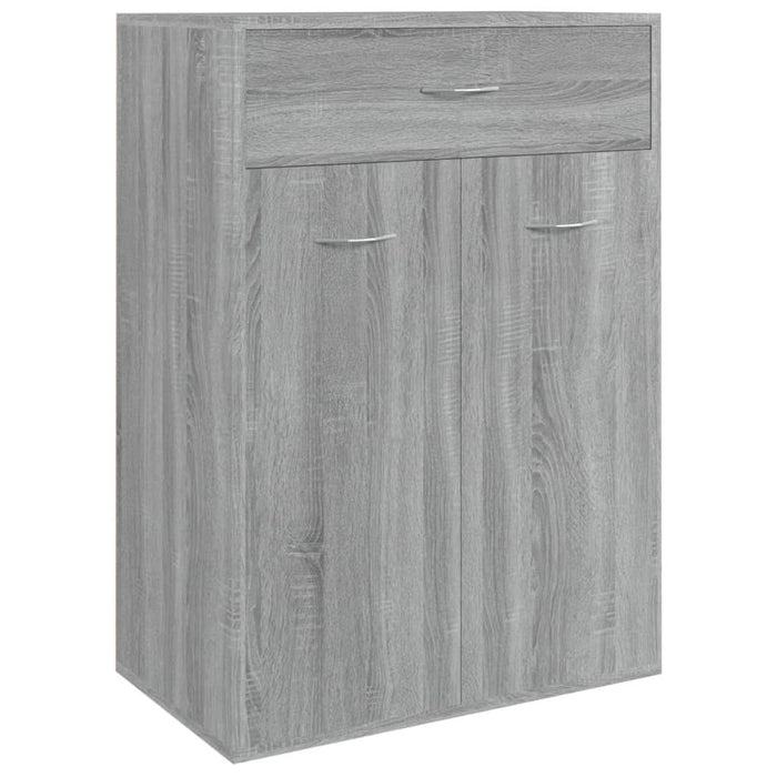 Pantofar, gri sonoma, 60x35x84 cm, lemn compozit - WALTI WALTI