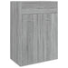 Pantofar, gri sonoma, 60x35x84 cm, lemn compozit - WALTI WALTI