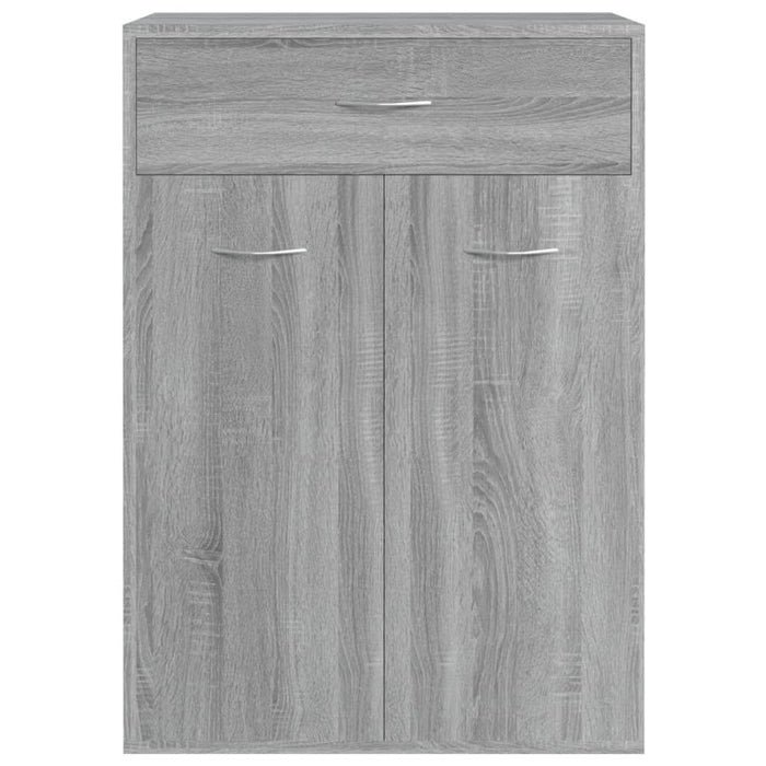 Pantofar, gri sonoma, 60x35x84 cm, lemn compozit - WALTI WALTI