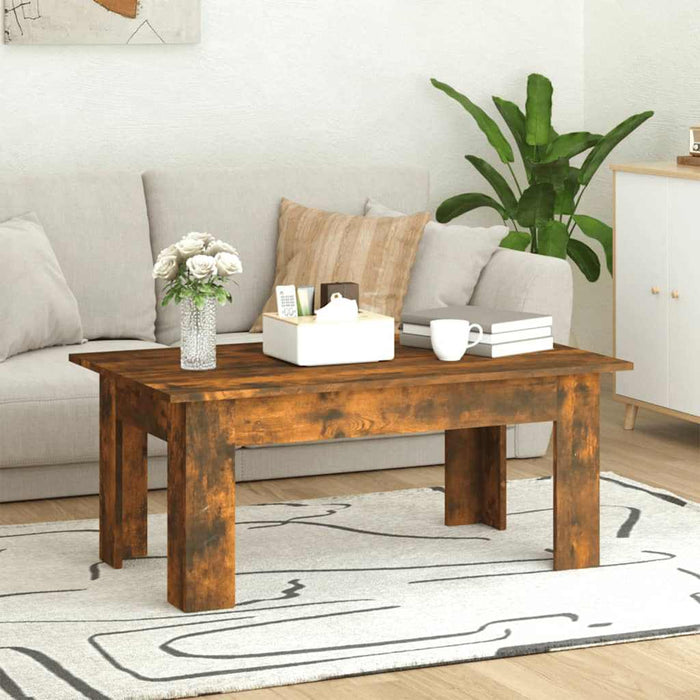 Măsuță de cafea, stejar fumuriu, 100x60x42 cm, lemn prelucrat - WALTI WALTI