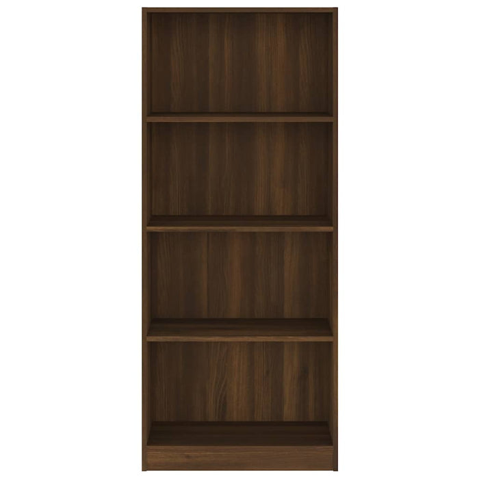 Bibliotecă cu 4 niveluri stejar maro 60x24x142 cm lemn compozit WALTI